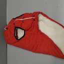 Lovelonglong Waterproof Fleece-Lined Winter Vest for Dogs Button Style Dog Warm Coats Red Large