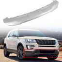 munirater Front Bumper Lower Valance Glossy Silver Plastic Replacement for 2016-2017 Explorer FB5Z8419APTM FO1095262