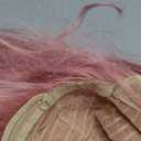 Hair Synthetic Lace Front Wig Wavy Long Pink Heavy Density Heat Resistant Realistic Wig