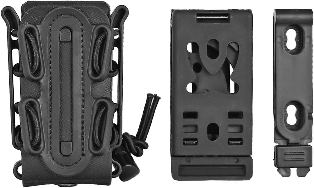Molle Mag Pouch Pistol Magazine Holder, SABADO Open-top 9mm Magazine Holder with Tactical Battle Belt Clip&MOLLE Clip Molle Mag Pouch Pistol Magazine Holder, SABADO Open-top 9mm Magazine Holder with Tactical Battle Belt Clip&MOLLE Clip
