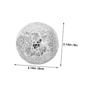 Cabilock 1pcs Mosaic Sphere Balls Round Mosaic Balls for Table Centerpieces Home Desktop Ornament Mosaic Balls Dec