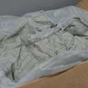 EverGrace Comforter Set King Size 7 Piece, Shabby Chic Tufted Comforter Set with Sheets, Lines Embroidery Bedding Set, All Season Soft Microfiber Complete Bed Set, White, 90"x104"