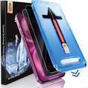 MAGIC JOHN 2 Pack for iPhone 16 Plus 6.7 inch Privacy Tempered Glass Screen Protector, Auto Dust-Elimination, Bubble Free, Easy Installation