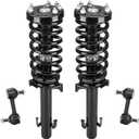 Front Strut Assembly & Sway Bar Links for 2008-2012 Honda Accord 2.4L, Shock Absorbers Replace 172562 4PCS