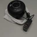 Dental Ultrasonic Retainer Cleaner Machine: 45kHz Dental Cleaning Pod for Denture, Mouth Guard, Night Guard, Aligner, Braces, Toothbrush Head & Jewelry, UV Cleaner with Digital Timer & 4 Modes, Black