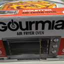 Gourmia Air Fryer Toaster Combo - 6-in-1 Multi-function Countertop Oven Adjustable Temperature & Timer, Fry Basket, Baking Pan, Oven Rack & Pullout Crumb Tray, Stainless Steel