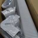 4" 23Ft Mini Split Line Set Cover, Paintable PVC Line Hide Kit
Decorative Pipe Cover with Flexible Duct for Mini Split Air Conditioners, Central AC, Heat Pump & HVAC, Outside and Inside