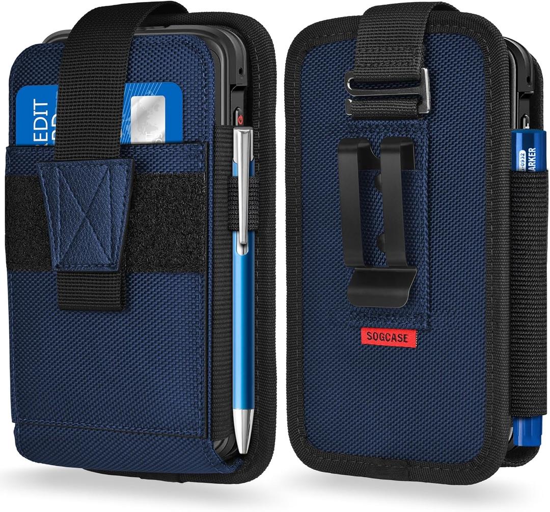 Scanner Holster Compatible with Zebra TC75x, TC75, TC70x, TC70, TC72, TC77 Handheld Barcode Touch Mobile Computer,Scanner Case Holder with Belt Clip and Safety Strap, Blue