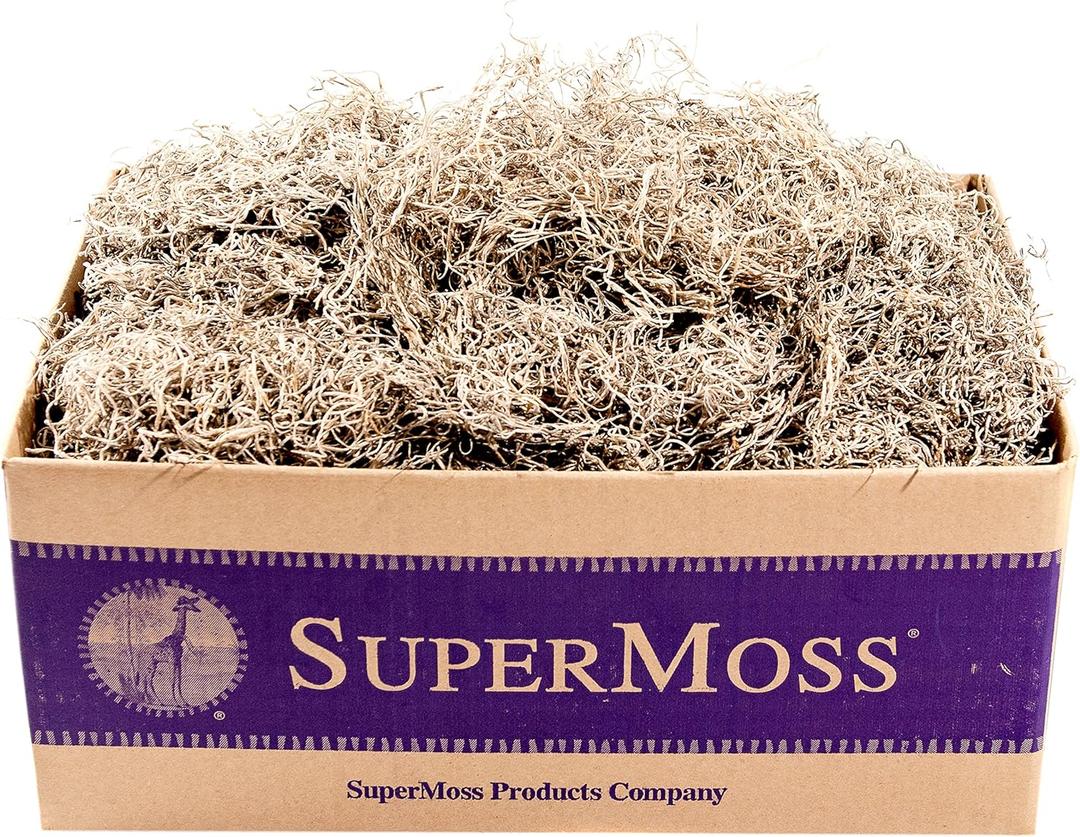 SuperMoss (26926) Spanish Moss Dried, Natural, 3 Pounds
