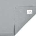 Cotton Premium Dinner Napkins – Mitered Corners, Highly Absorbent and Soft – Perfect for Weddings, Events and Dining – 18x18 Inches, Pack of 8, Grey