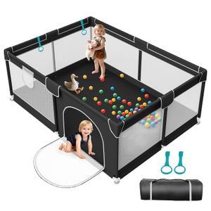 Baby Playpen 74x50 Inch for Babies and Toddlers Indoor & Outdoor