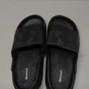 Weweya Slides for Women and Men - Bathroom Shower Shoes - Non Slip House Slippers - Lightweight Beach Sandals (8 Women/6.5 Men, Black)