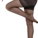 Veluk Sheer Tights For Women 40 Denier (Medium, Nero)