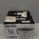 AROMA Rice Cooker, 8-Cup (Uncooked) / 16-Cup (Cooked), Pot-Style Rice Cooker and Soup Warmer with One-Touch Control, 4 Qt, White, ARC-368NG