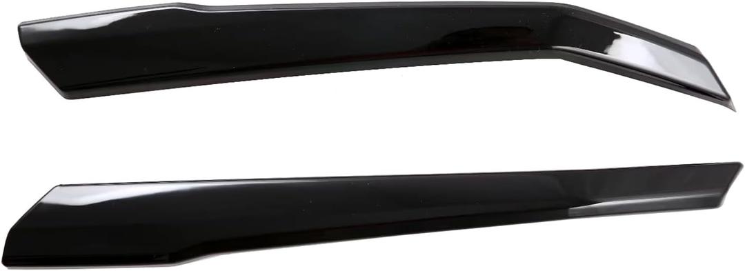 For Subaru Crosstrek GU 2024 Glossy Black Center Grille Grill Strip Trim 2pcs Car Accessories (Not fit for Crosstrek Wilderness version)