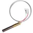 24" Q313A Thermopile Generator for Gas Fireplace/Water Heater/Fryer/Oven, 750 mV Output, High-Temp 750 °C Rated, Aluminum Thermocouple Assembly