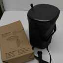 Trash Can for Car Garbage: Leakproof Silicone Car Waste Bin w/Lid for Drivers and Passengers; 1.9 Gallon Garbage Container for Vehicle, Sedan, SUV, Van, MPV & Truck (Black)