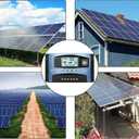100A MPPT Solar Charge Controller, 12V/ 24V Solar Panel Battery Intelligent Regulator with Dual USB Port, LCD Display and Timer Setting ON/Off Hours