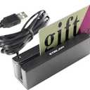 ETEKJOY USB 3-Track Magnetic Stripe Card Reader POS Credit Card Reader Swiper MagStripe Swipe Card Reader ET-MSR90