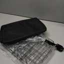 Zacro Bike Basket Front, Folding Bicycle Basket with Removable Liner Bag, Large Quick Release Design Metal Ebike Basket for Adult Women/Men Carrying Dogs, Pets, Fruit & Grocery