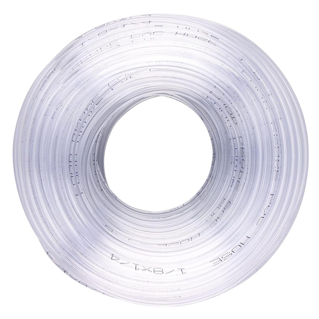 DERNORD PVC Tubing 1/8"ID X 1/4"OD Flexible Clear Vinyl Hose 50 Feet for Food Grade