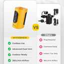 Portable Air Pump for Inflatables, 4000mAh Ultra Fast Air Mattress Pump with Advanced Heat Dissipation, 3 Nozzles Electric Air Pump Inflate Deflate for Sleeping Pads, Pool Floats