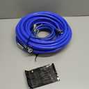 50Ft x 1/4" NPT Airless Paint Sprayer Hose, 8500PSI High Pressure Airless Paint Spray Hose with 5Ft Whip Hose & 1/4" Hose Connector & Sprayer Swivel Joint for Airless Spraying Machine