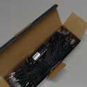 120Led Christmas Net Lights Outdoor 5ft x 6ft Connectable, 8 Modes Waterproof Black Wire 29V Plug in Mesh Net Christmas Lights for Garden, Yard, Bushes, Trunk, Xmas Tree Decor (Warm White)