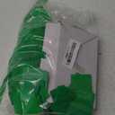 1000 Two-Part Number, Style, Size & Price Perforated Coupon Tags - 1.25" x 1.875", Fluorescent Green (1000 Pack)