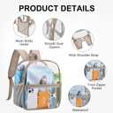 USPECLARE Clear Backpack for Stadium Approved 12612, Water proof Clear Bag for Stadium Events and Concert Work Sport Event