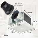Panasonic WhisperGreen Select Ceiling Mount Exhaust Fan, Customizable, 50-80-110 CFM, FV-0511VK3