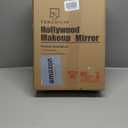 FENCHILIN Lighted Makeup Mirror Hollywood Mirror Vanity Makeup Mirror with Light Smart Touch Control 3Colors Dimmable Light Detachable 10X Magnification 360Rotation(White)