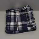 MoFiz Men's Cotton Pajamas Sets Sleepwear Long Sleeve Button Down Loungewear with Pants Soft Pjs Lounge Set with Pockets (X-Large, Plaid 59)