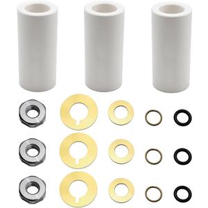 18mm Pump Piston Kit Ceramic Plunger Repair Kit Compatible with Annovi Reverberi RK, RKA, RKV, XRCA, XRV, XRCV Pumps, Replace for AR2546