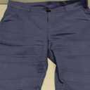 Percle Mens Slim Fit Dress Pants Casual Business Skinny Stretch Suit Pants Golf Pants, L