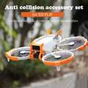 ILEI Flip Drone Protection Kit for Flip, 360° Anti-Collision Accessories Set with Landing Gear, Tail Wing, Gimbal Bumper and Ring (Pink)