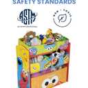 Sesame Street 6 Bin Design and Store Toy Organizer by Delta Children, 24.61x11.81x26.57 Inch