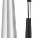 Eyes.sys Metal Round Bracelet Mandrel Bangle Mandrel Steel Handle Installable Two Way Rubber Hammer Stainless Steel Jewelry Making Metal Forming Tool