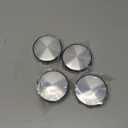 Motoforti Universal Wheel Center Caps Hub Covers, 60mm Dia, Plastic, Black, 4 Pcs