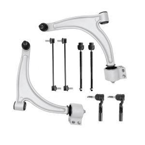 Front Lower Control Arm with ball joint Assembly Passenger Driver Side Suspension Kit for 2004-2012 Chevrolet Chevy Malibu Pontiac G6 Saturn Aura K620179 K620180-8pc Set