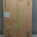 Gezen Folding Desk 40'' Computer Desk for Home Office, No Assembly Office Desk Foldable Simple Study Writing Desk Table for Small Spaces(Beige, White)