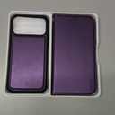 TUCCH Wallet Case for iPhone 17 Pro (6.3") 2025, 3 Credit Card Slot | RFID Blocking | Stand | PU Leather | Protective Flip Folio Cover | Shockproof TPU Interior Shell | Dark Purple