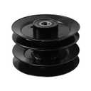 756-1202 Double Pulley Assembly with Bearings Compatible with MTD 756-1202 42 Decks Garden Tractor LT16, LT165, LT18, LT185 Replaces 756-0638 956-0638