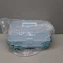 Creahaus 13-inch Art Craft Organizer Storage Box with 3 Layer, Multipurpose Plastic Tool Box with Handle for Sewing, Art Supply, Medicine, Nail, Hair Accessories (Blue)