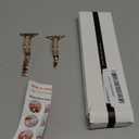 Mosonio Slim Bracelet Bands for Apple Watch Women, Elegant Thin Metal Band with Embedded Silicone Accents for iWatch, Easy-Adjust Link Strap Compatible with Apple Watch Ultra (49mm) & Series 11/10 (46mm), Series 9/8/7 (45mm), Series 6/5/4/SE (44mm),