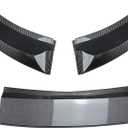 Front Bumper Lip Fit for BMW X5 F15 2014-2018 M-Sport,3 PCS Front Bumper Lip Body Kit Compatible with BMW X5 F15 2014-2018 M-Sport Front Splitter,Carbon