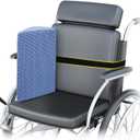 KAAMOS Lateral Support for Wheelchair Wedge Cushion, Side Guard Support Wheelchair Positioning Wedge, Wheel Chair Side Padding for Elderly, Chair Lateral Back Support for Sitting Upright (1PCS)