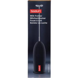 Bodum Schiuma Battery Operated Milk Frother for Coffee, Lattes, Hot Chocolate, Mocha, Cappuccino, Black