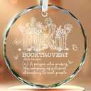 Pack of 2 Engagement Gifts for Couples  Newly Engaged Gifts for Her, Bride  Just Engaged Glass Christmas Ornament