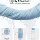 Mooreeke 2 Pack Toddler Towels - 100% Cotton Toddler Hooded Towels - Soft Baby Bath Towel with Hood for Newborn - Comfort Towel for Baby Girls and Boys - Animal Shaped (Dinosaur & Bunny)
